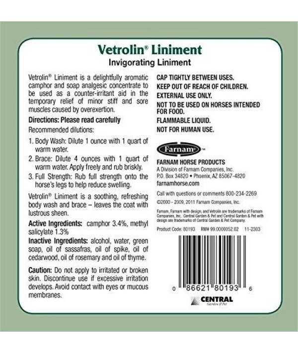 Vetrolin 80193 Liniment - Image 3