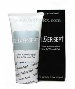 Silver-Sept 1.5Oz Antimicrobial Skin & Wound Gel