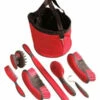 Tough 1 Great Grip Grooming Package (8-Piece) Red