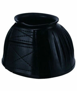 Weaver Leather Double Hook & Loop Bell Boots , Black , Medium