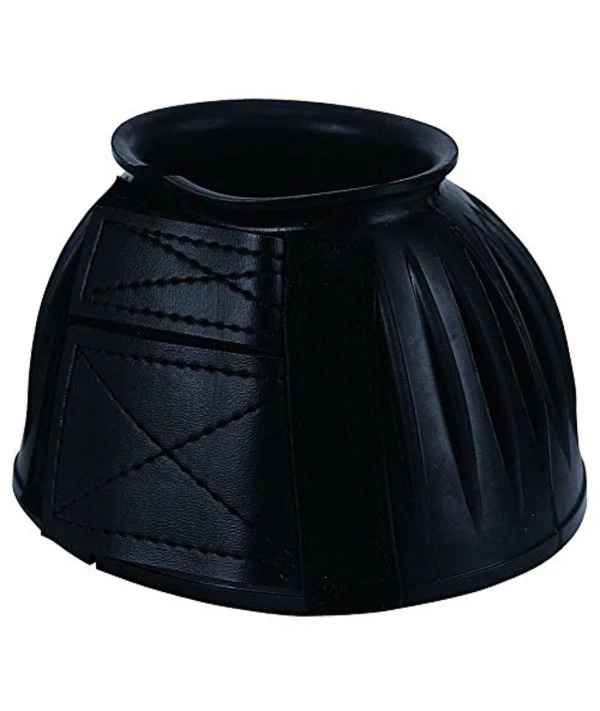 Weaver Leather Double Hook & Loop Bell Boots , Black , Medium