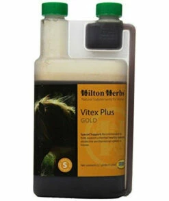Hilton Herbs Vitex Plus Gold Herbal Cushings Support For Horses, 2.1pt Bottle