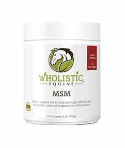 Wholistic Pet Organics Equine MSM: Equine MSM Powder - Organic Horse MSM - MSM Horse Supplement For Joint Health Natural Joint Pain Relief Mobility Support Digestion And Inflammation - 2 Lb