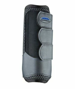 Weatherbeeta Cross Country Boots Front Black Full