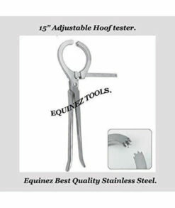 Equinez Tools Hoof Tester, Adjustable 40cm Hoof Tester,S,Steel, Farrier Horse