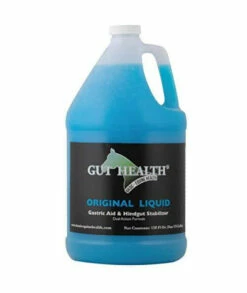 Gut Health Horse Ulcer Supplement - Original Top Dress (1 Gallon) - Ulcer Aid For Horses That Promotes Weight Gain Improved Mood Coat And Hoof Growth