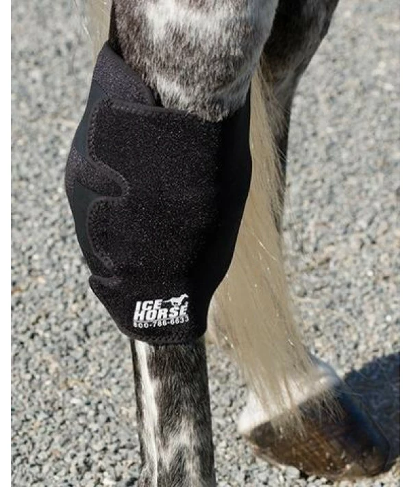 Ice Horse Single Hock Wraps For Equine Therapy - Comes With 3 Ice Packs - Image 2
