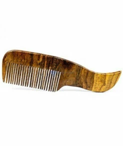 Nagina International Finely Crafted Handmade Premium Rosewood Combs & Hair Brush Hair Mustache Tail Beard Brush (Medium Normal)