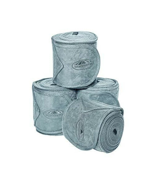 Weatherbeeta Fleece Bandage 4 Pack Grey 3.5M