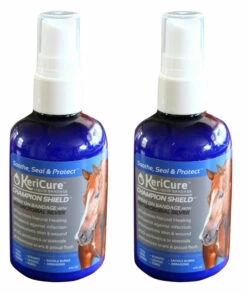 Champion Shield Liquid Bandage, 2 Pack, Wound Care, First Aid For Horses, Livestock, Large Animal Spray On Bandage, Made In The USA