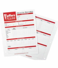 JeffersEquine Horse Health Records Horse Health Chart - 3 Pack