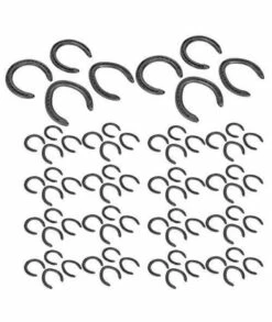 Cosiki Non-Toxic Steel Horseshoe Horseshoe Wear Resistant 10Pair Horse Horse Supply Training Match For Horseshoe