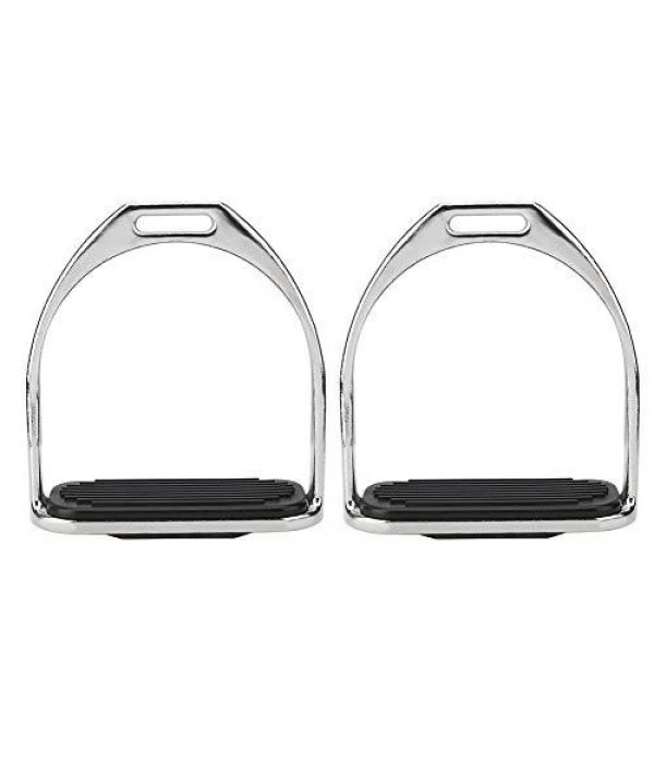 Yunnyp Galvanized Iron Horse Stirrupiron Horse Stirrups With Black Rubber Horse Mat