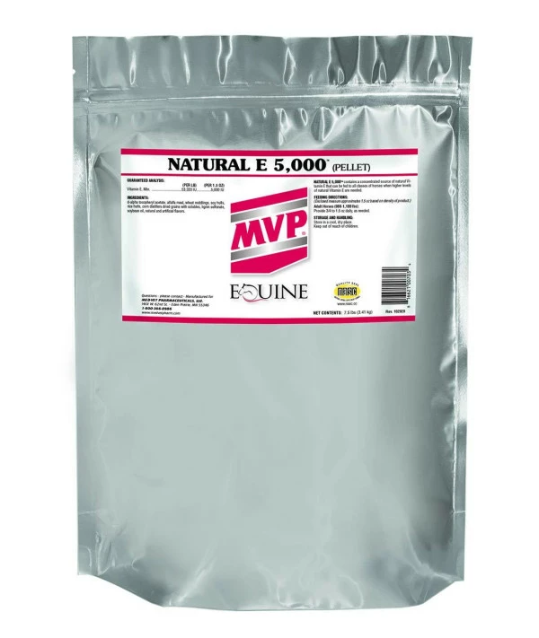 Natural E 5,000 (7.5 Lb) Natural Form Of Vitamin E For Better Bioavailability For Horses