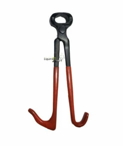 Equinez Tools Miniature Horse Vanadium Steel Farrier Tool Professional One Handed Foal Mini Nipper Red Grip