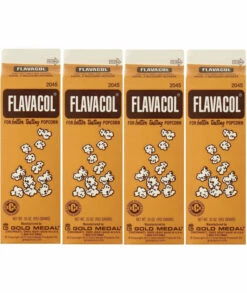 Gold Medal Prod 2 Set By 4 Pack 2045 Flavacol Seasoning Xoazvo Popcorn Salt 35Oz, 4 Pack, 8